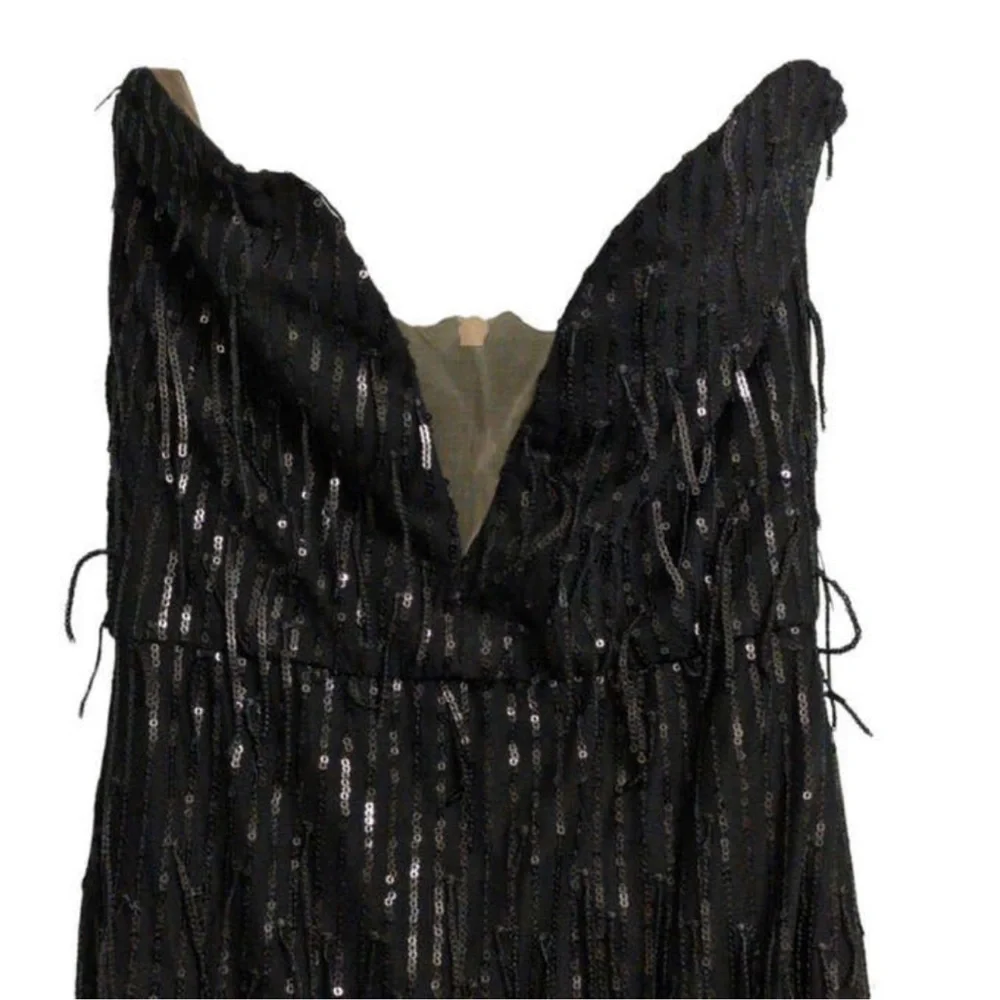 Nookie Black Strapless Sequin Gown - Picture 5 of 10